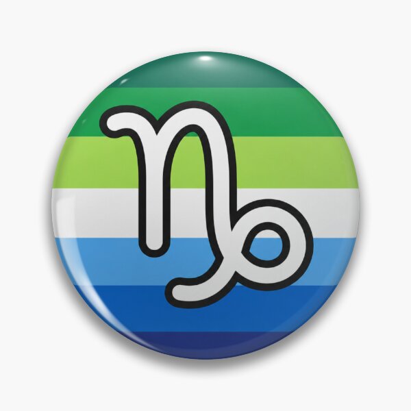 Item preview, Capricorn Gay Pride Zodiac Symbol designed and sold by MandiDaniDesign.