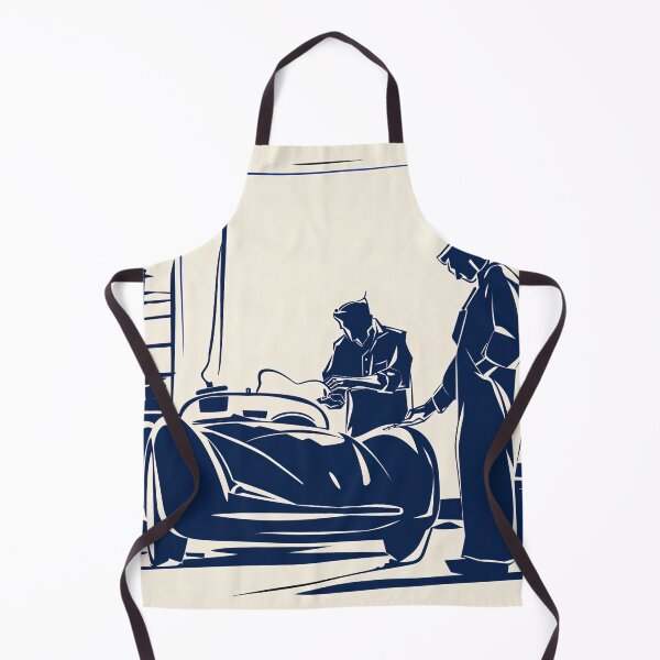 Item preview, Car mechanic - Blue Abstract Art designed and sold by shadow-bloom.