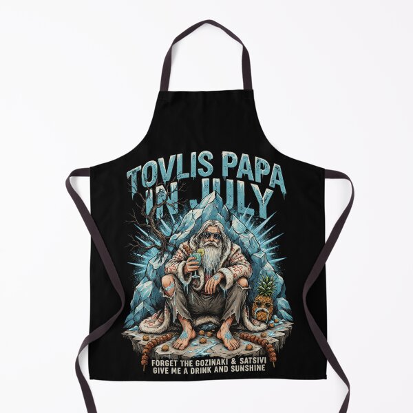 Item preview, Tovlis Papa In July – Georgian Santa Christmas in July Funny Shirt Gozinaki Satsivi V2 designed and sold by DarylWelsh2024.