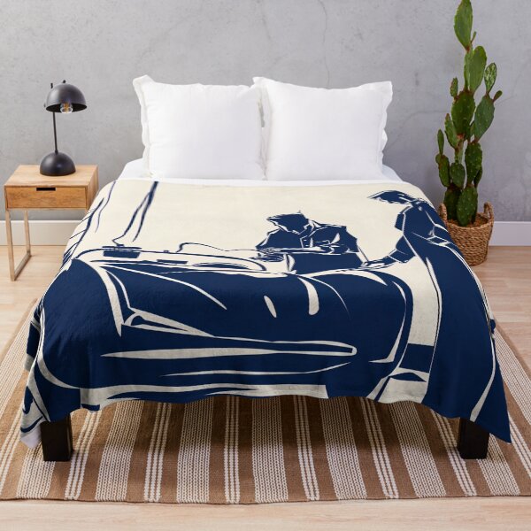 Item preview, Car mechanic - Blue Abstract Art designed and sold by shadow-bloom.