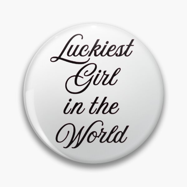 Item preview, Luckiest Girl in the World Elegant Cursive Script designed and sold by pots-shop.