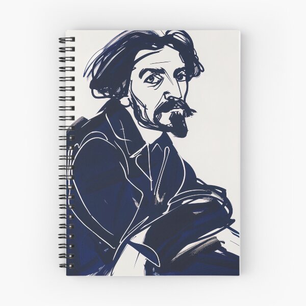 Item preview, Caravaggio, portrait - Blue Abstract Art designed and sold by shadow-bloom.