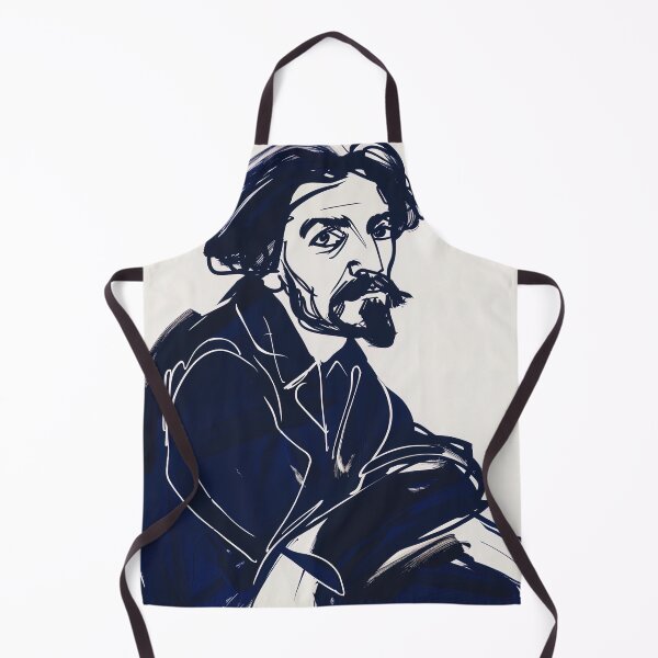 Item preview, Caravaggio, portrait - Blue Abstract Art designed and sold by shadow-bloom.