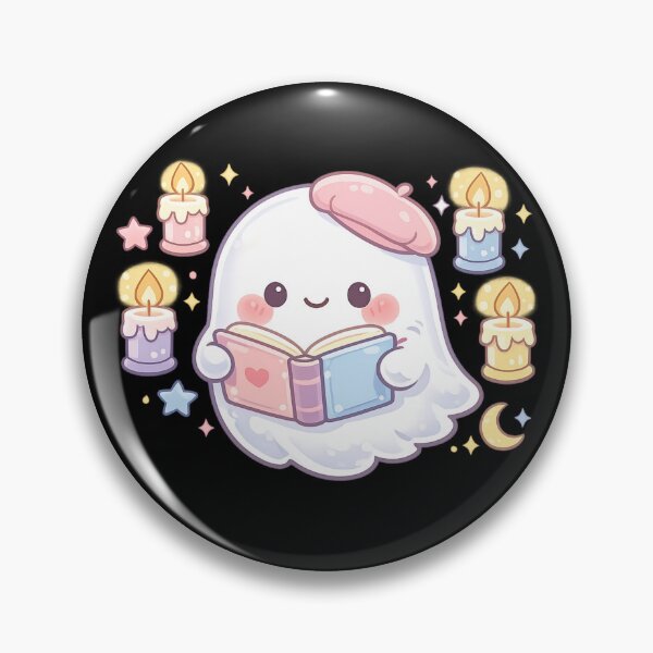 Item preview, Cute Bookish Ghost Reading by Candlelight designed and sold by Dreamy fantasy design.
