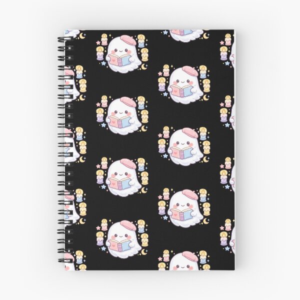 Item preview, Cute Bookish Ghost Reading by Candlelight designed and sold by Dreamy fantasy design.