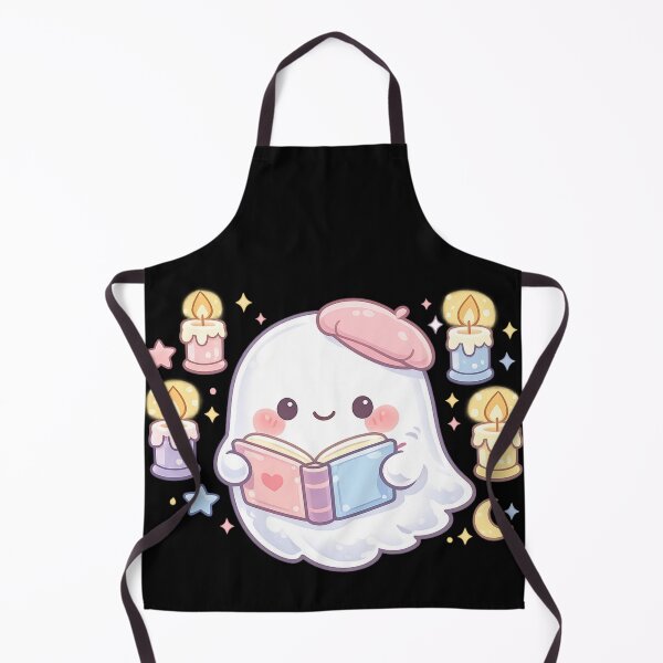 Item preview, Cute Bookish Ghost Reading by Candlelight designed and sold by Dreamy fantasy design.