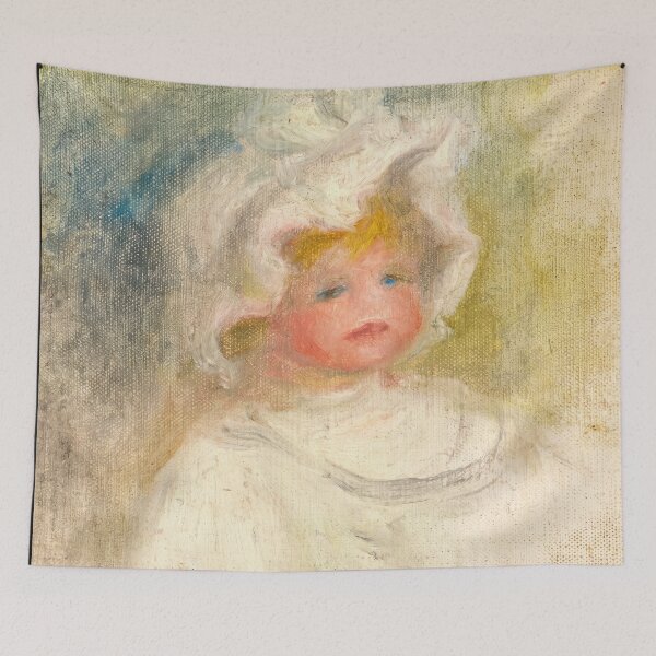 Item preview, Young Child in White Bonnet designed and sold by artofuniverse.