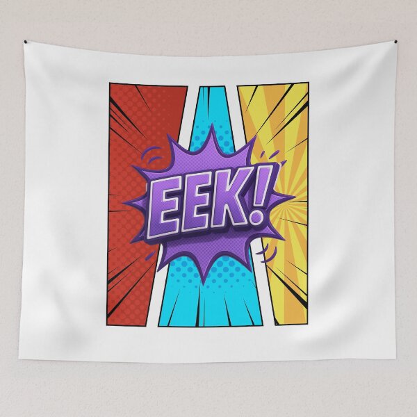Item preview, EEK! Retro Comic Surprise Pop Art Design designed and sold by CleanDecor.