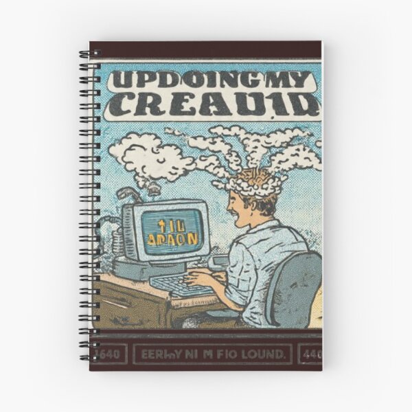 Item preview, Uploading My Brain To The Cloud Error 404 Retro Comic T-Shirt designed and sold by Dream Weave Studio.
