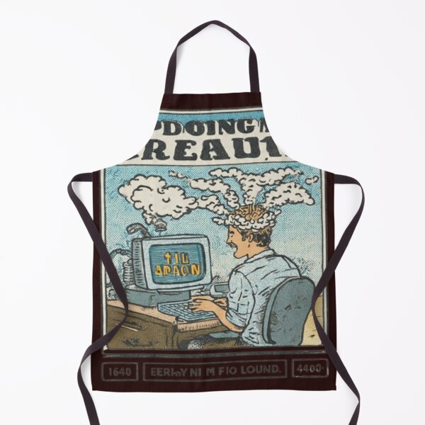 Item preview, Uploading My Brain To The Cloud Error 404 Retro Comic T-Shirt designed and sold by Dream Weave Studio.