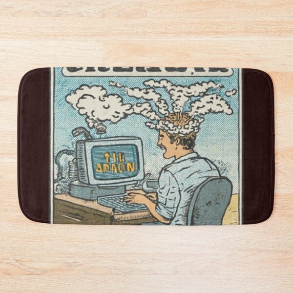 Item preview, Uploading My Brain To The Cloud Error 404 Retro Comic T-Shirt designed and sold by Dream Weave Studio.
