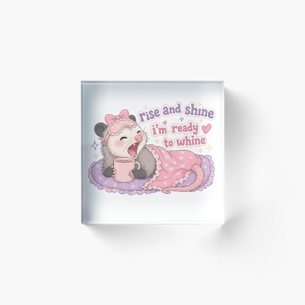 Artikelvorschau, Aufstehen und strahlen, ich bin bereit zu jammern - Cute Possum Girlypop entworfen und verkauft von CinematicM.