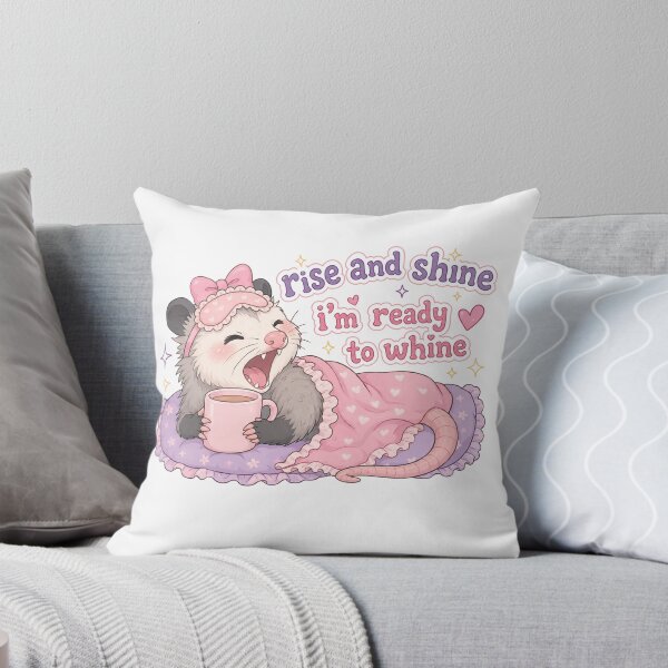 Item preview, Rise and Shine I'm Ready to Whine - Cute Possum Girlypop  designed and sold by CinematicM.