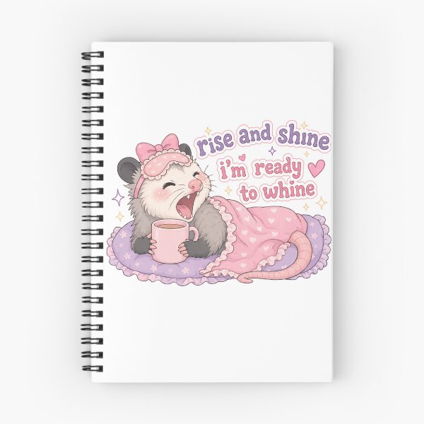 Item preview, Rise and Shine I'm Ready to Whine - Cute Possum Girlypop  designed and sold by CinematicM.