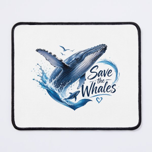 Item preview, Save The Whales designed and sold by FeelTheDrawing.