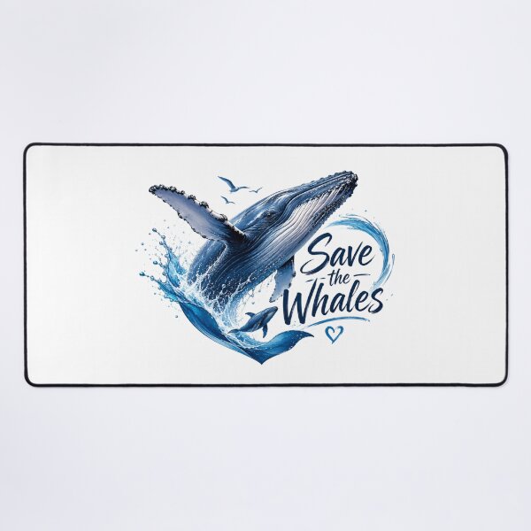 Item preview, Save The Whales designed and sold by FeelTheDrawing.
