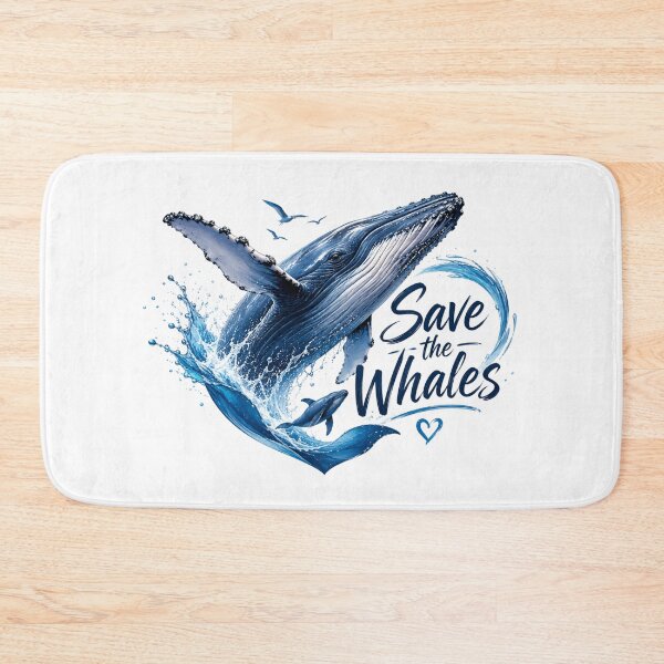 Item preview, Save The Whales designed and sold by FeelTheDrawing.