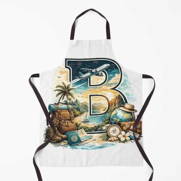 Item preview, Travel Letter B Adventure Explorer Design designed and sold by ali prints.