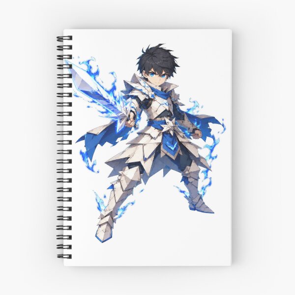 Item preview, Blue Flame Paper Knight designed and sold by jgvisualarts.