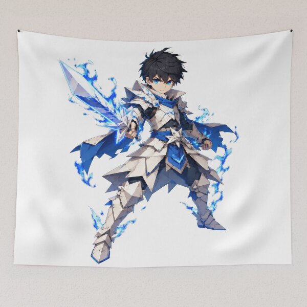 Item preview, Blue Flame Paper Knight designed and sold by jgvisualarts.