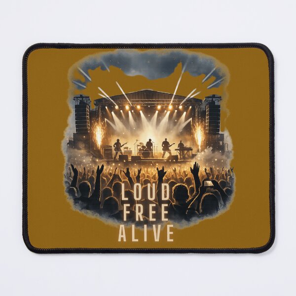 Item preview, Laud Free Active Concert Crowd Rock Music Festival. designed and sold by LunaPrintCo.