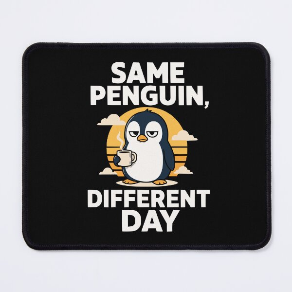 Item preview, Tired Penguin designed and sold by FreshPixelArt.