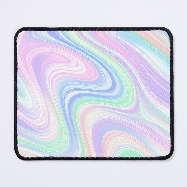 Item preview, Abstract Pastel Holographic Swirl Waves Pattern designed and sold by BetweenForms.