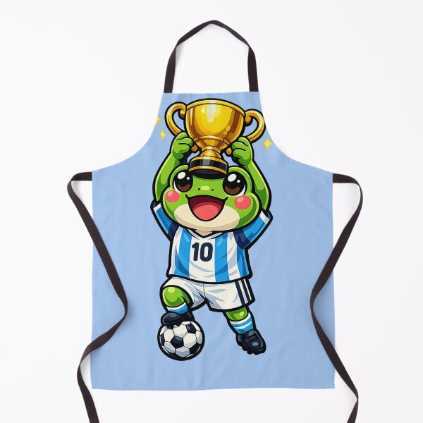 Item preview, Football GOAT Frog ⚽ | Number 10 Champion | Kawaii Soccer Legend designed and sold by Moss & Moon Studio.