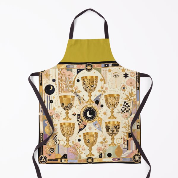 Item preview, The Six of Cups - Garden of Memories & Golden Innocence | Klimt Tarot designed and sold by Natalia-Vlad.