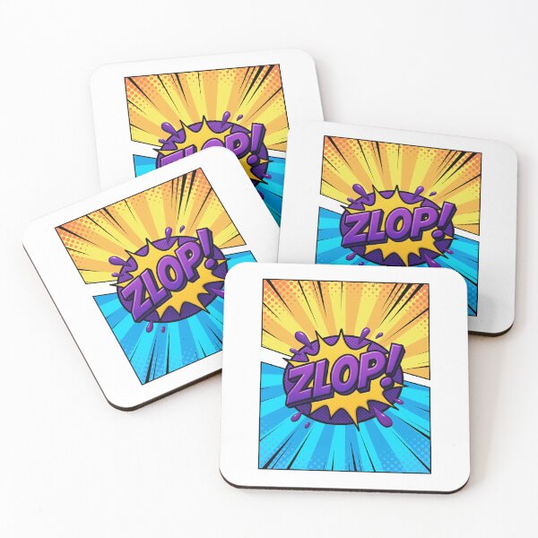 Artikelvorschau, ZLOP! Retro Comic Splash Pop Art Geschenk entworfen und verkauft von CleanDecor.