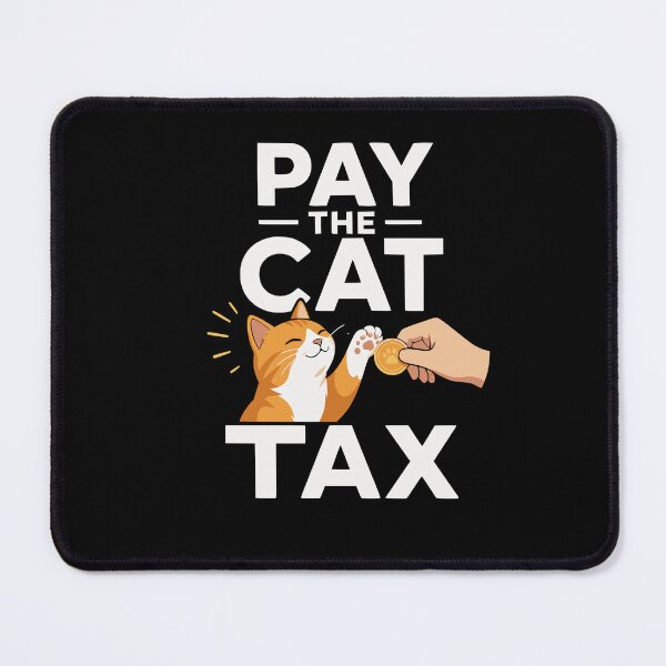 Item preview, Cat Tax Inspector designed and sold by FreshPixelArt.