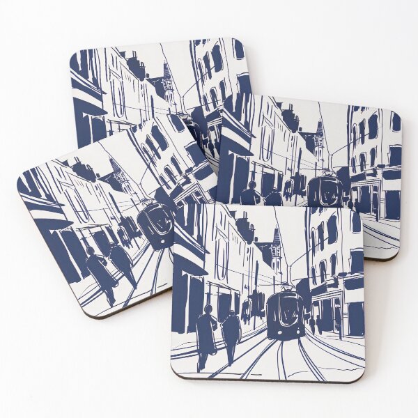 Item preview, Cardiff, United Kingdom - Blue Abstract Art designed and sold by shadow-bloom.