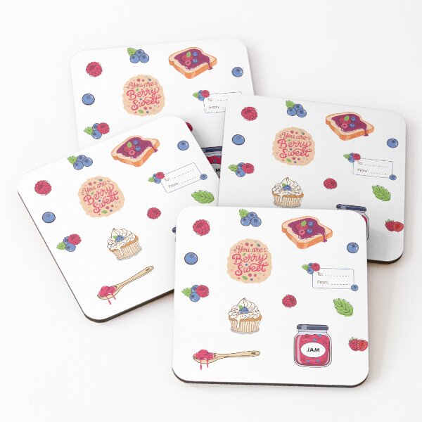 Item preview, Cute Berry Jam and Sweet Treats Sticker Sheet designed and sold by Tati-Zav.
