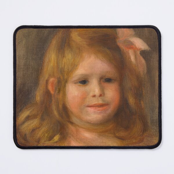 Item preview, Young Child With Pink Hair Bow designed and sold by artofuniverse.