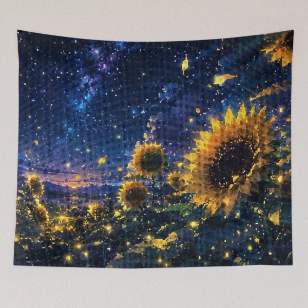 Item preview, A Night with The Sunflowers and Fireflies designed and sold by A-C-G.