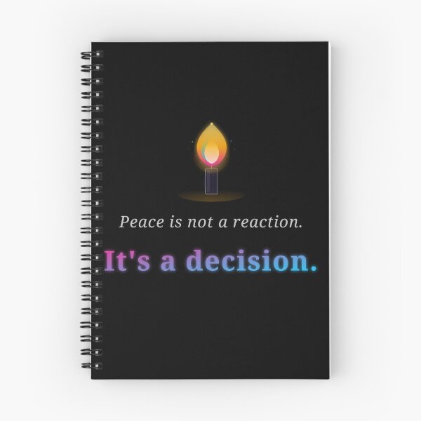 Item preview, Peace Is Not a Reaction Its a Decision designed and sold by TheEccentricVox.