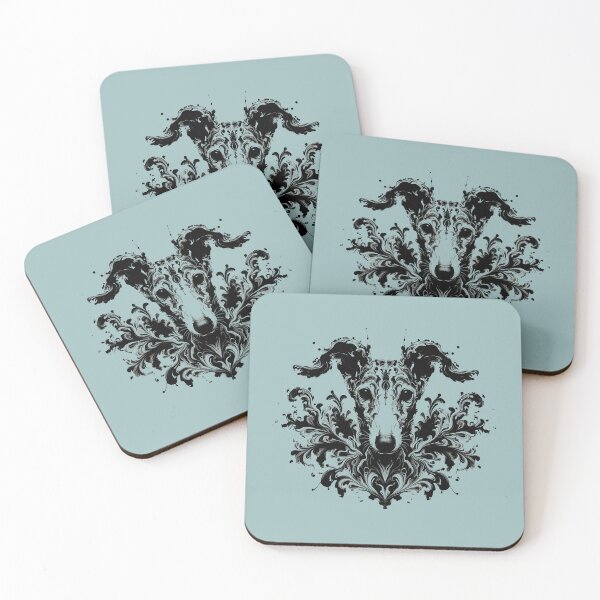 Item preview, GALOGO - The Witness - A Collection of Inkblot Greyhounds - designed and sold by GALOGO – Art for Sighthounds & Animal Welfare.
