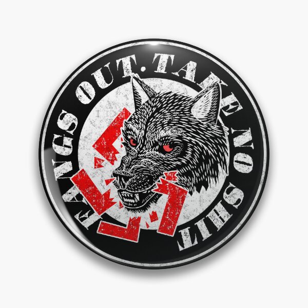 Item preview, fangs out. take no shit(antifa) designed and sold by remerasnerdas.