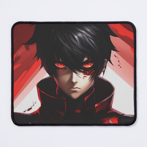 Item preview, Dark Anime Warrior Red Eyes Cyberpunk Style designed and sold by Diana1390.