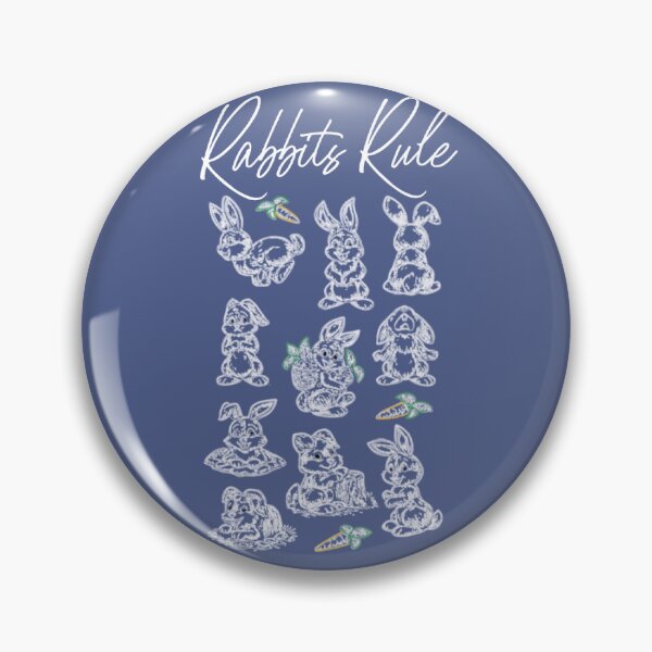 Item preview, Rabbits Rule Line Art Design designed and sold by DivineHaven.
