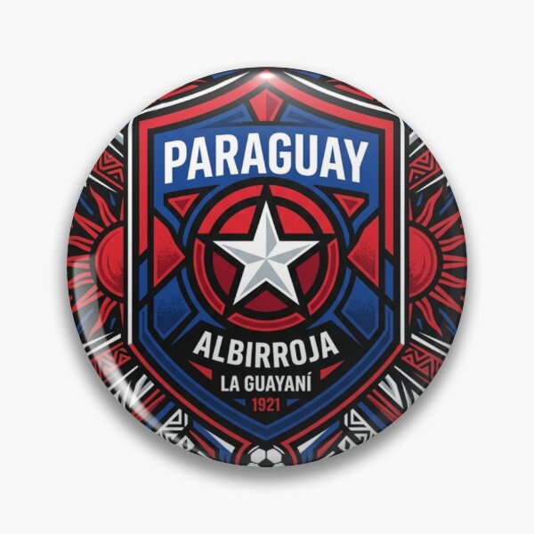 Item preview, Albirroja Paraguay Football Guarani Warrior Pride designed and sold by DuckOddity.