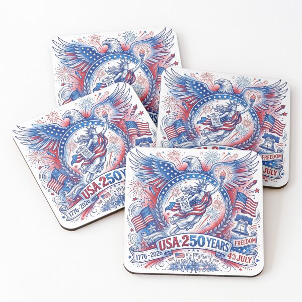 Item preview, Liberty Flies High 250 Years Sticker | Patriotic American Celebration designed and sold by aminesez22.