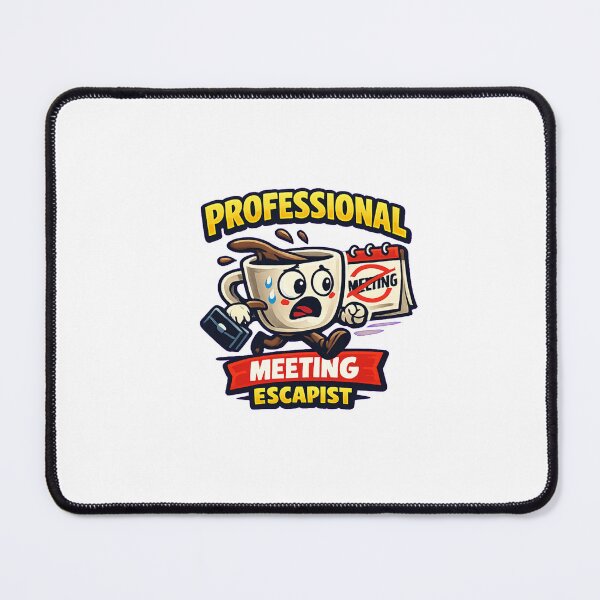 Item preview, professional Meeting escapist designed and sold by DailyQuestPrint.