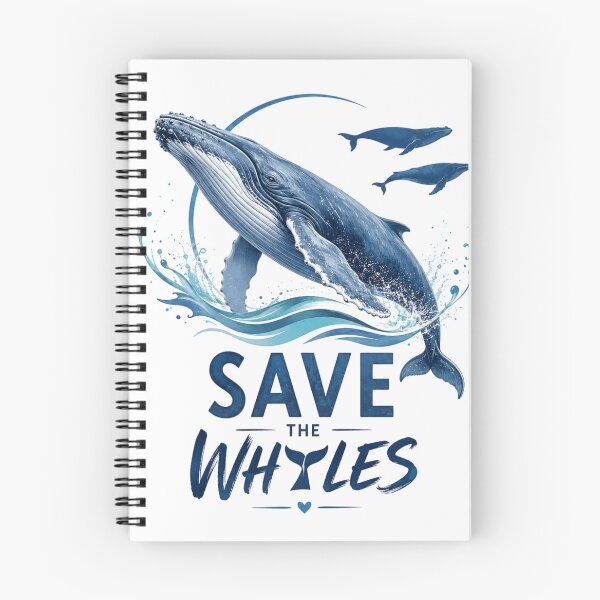 Item preview, Save the Whales designed and sold by FeelTheDrawing.