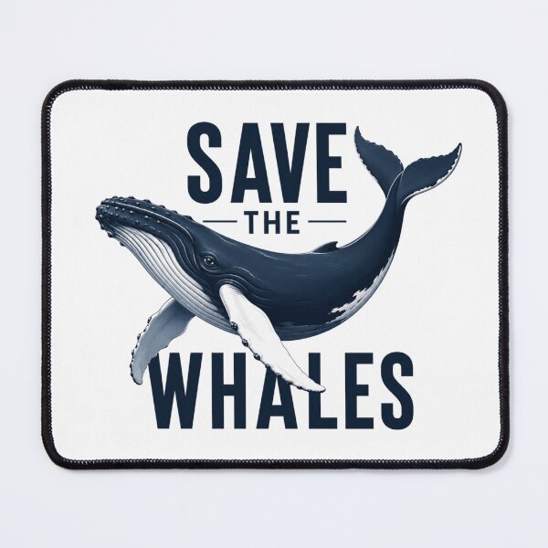 Item preview, Save the Whales designed and sold by FeelTheDrawing.