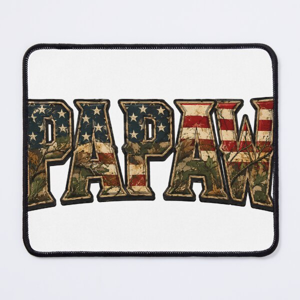 Item preview, PAPAW American Flag Camo Patriotic Art designed and sold by VGAfanatic.