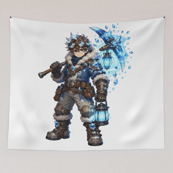 Item preview, Frost Lantern Miner designed and sold by jgvisualarts.