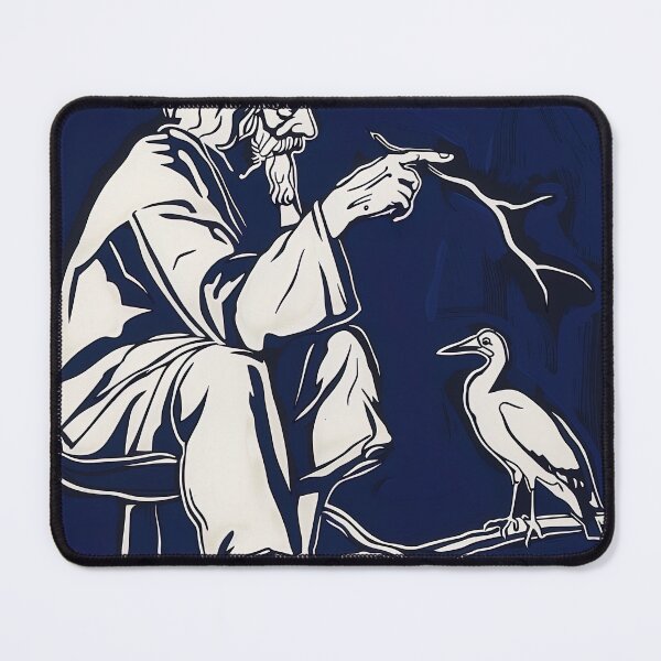 Item preview, Carl Linnaeus - Blue Abstract Art designed and sold by shadow-bloom.