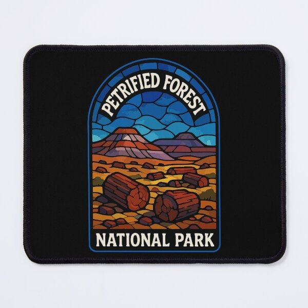 Item preview, Petrified Forest National Park Stained Glass Travel designed and sold by TomFrontierArt.
