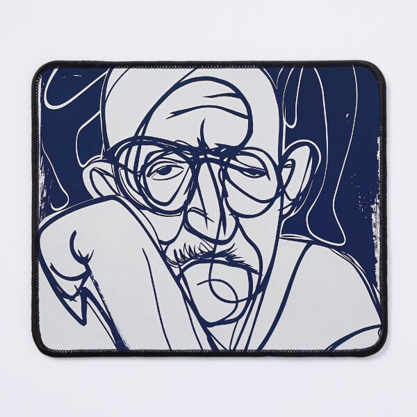 Item preview, Carl Rogers - Blue Abstract Art designed and sold by shadow-bloom.